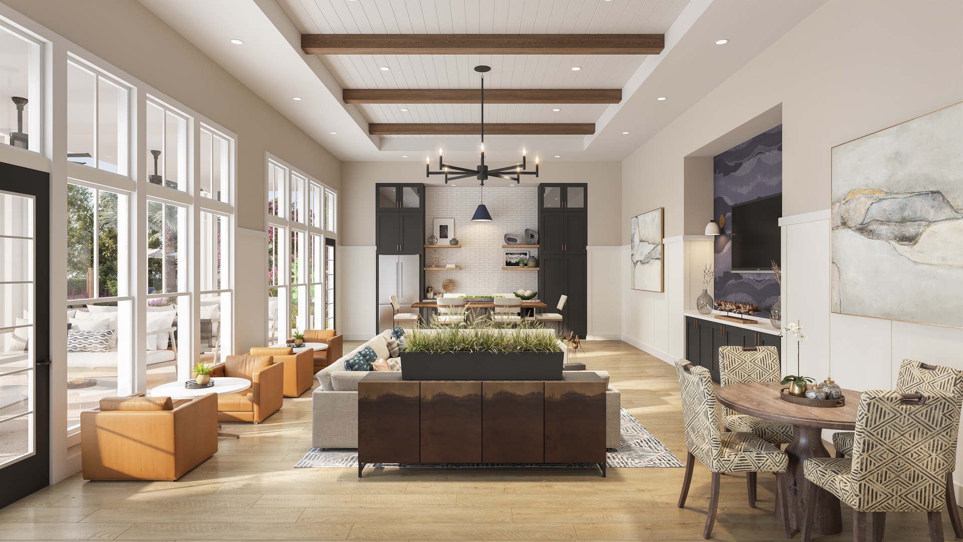 A clubroom with endless possibilites