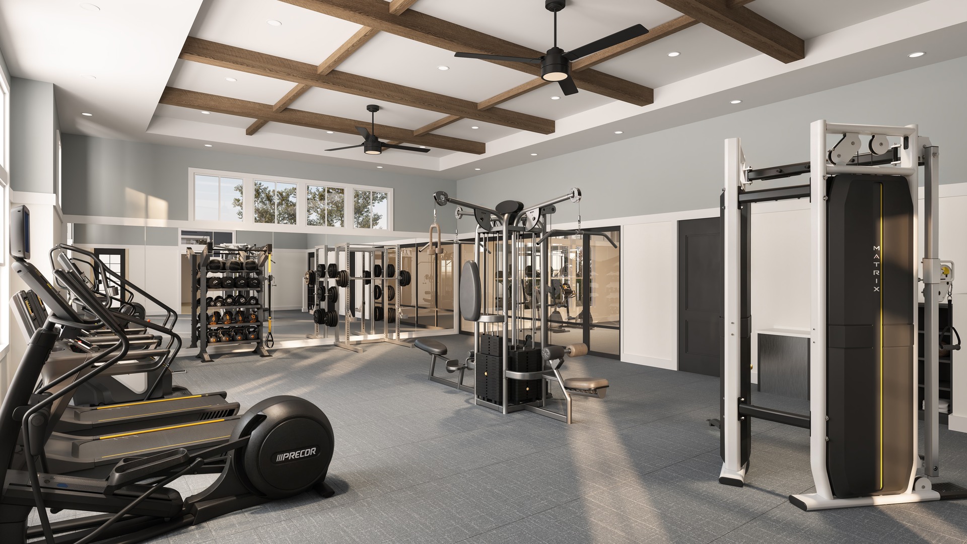 State-of-the-art fitness center